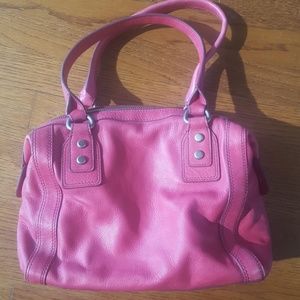 Pink Leather Fossil Purse